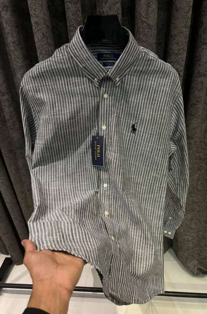 Ralph LAUREN P-OLO IMPORTED STORE ARTICLE SHIRT BLACK - Image 2