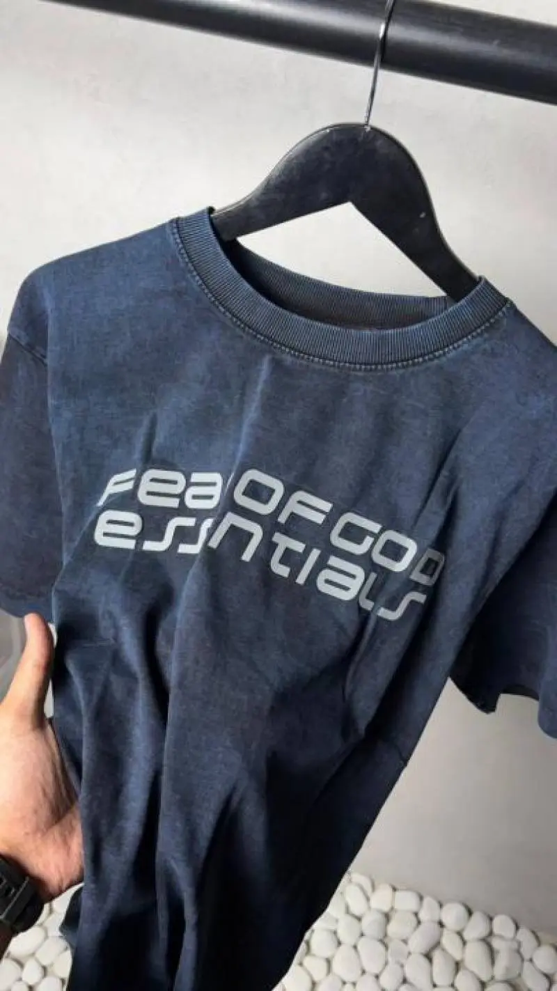 Essential Fear Of God Premium Oversized T-Shirt 2128 - Image 4
