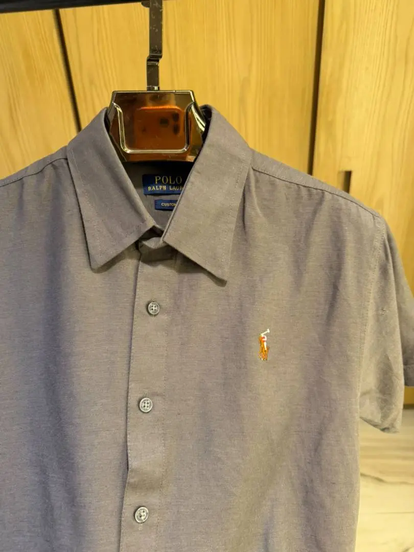 Ralph LAUREN P-OLO IMPORTED STORE ARTICLE SHIRT LINEN FABRIC - Image 7
