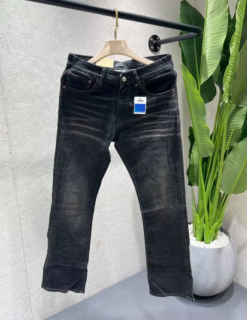 Ralph Lauren Bootcut Premium Imported Fabric Denim With Back Pocket Embroidered Work Logo 4582 - Image 2