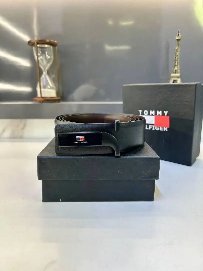 Tommy Hilfigar Black Belt Fa 736 - Image 2