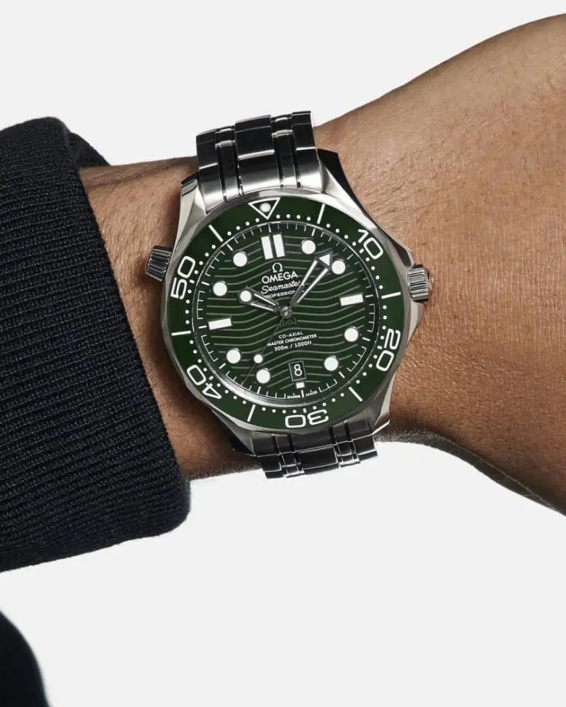Omega Seamaster Diver 300M Automatic Silver-Green