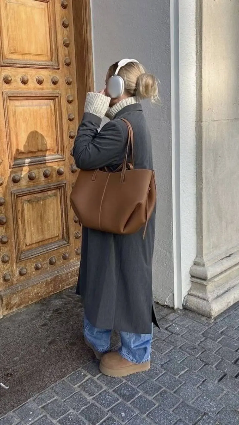 Polenne Cyme Large Tote With Original Dust Cover & Wallet - Image 4