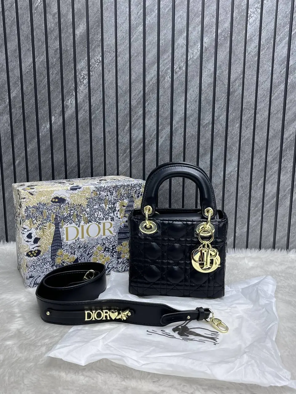 Dior Lady Medium Handbag With OriginalBox DustCover