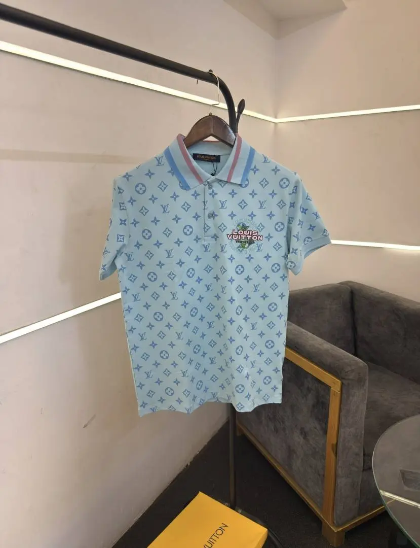 Louis Vuitton turkey imported box pack polo sky blue