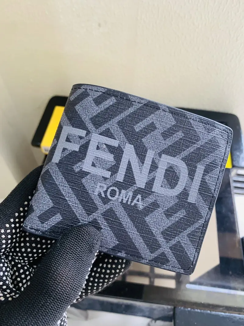 11 FENDY PRINTED PREMIUM QUALITY WALLET WITH BOX