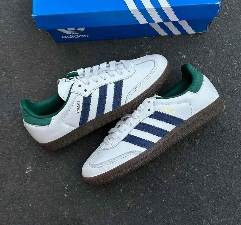 Adidas Samba OG WhiteCollegiate Green - Image 2