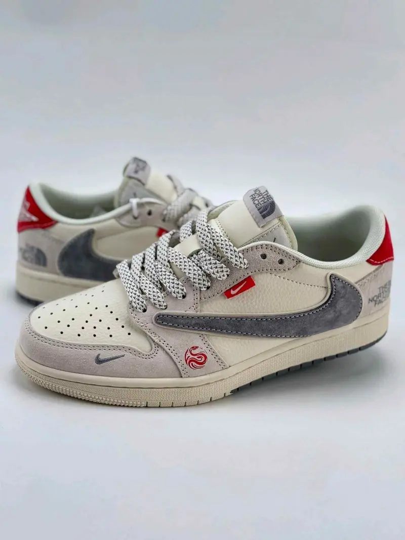 Travis Scott X Nikke Air Jordan 1 Low x The North Fase 802