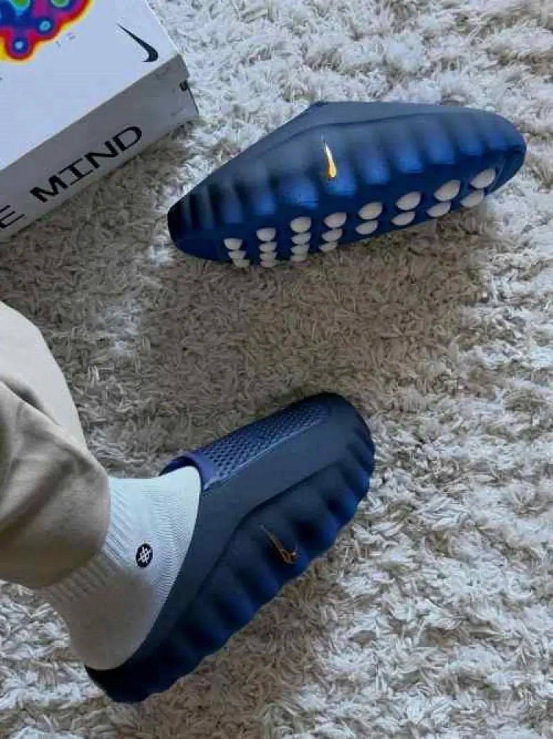 Nike Mind 001 Slide Blackened Blue Game Royal Fix - Image 2