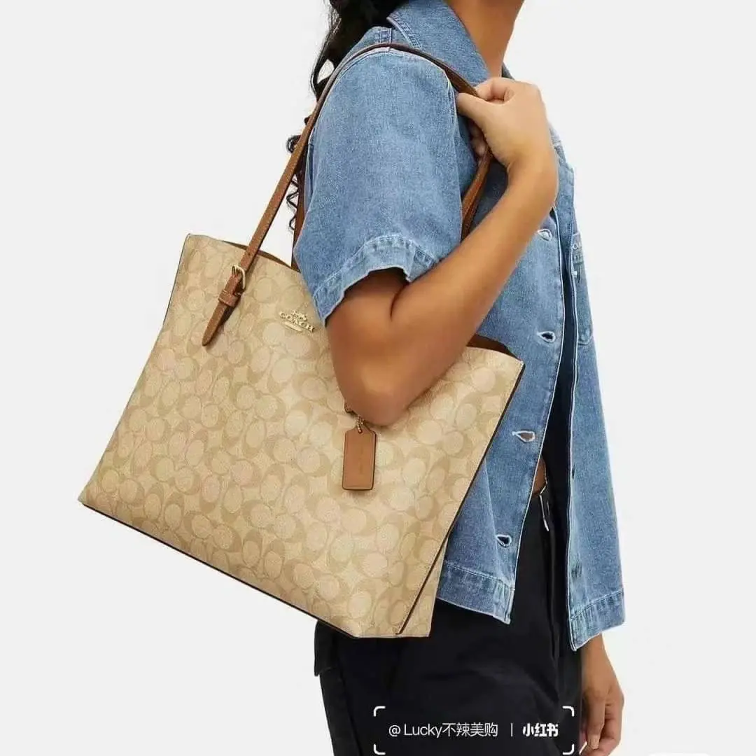 Coach Mollie Large Ap-Tan Tote With OriginalBox Packing - Image 6