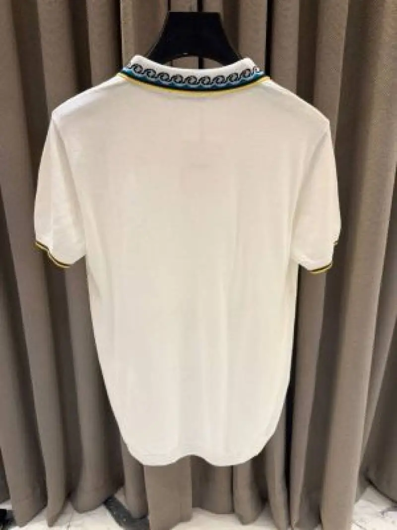 Casablanca imported polo Tshirt White - Image 3