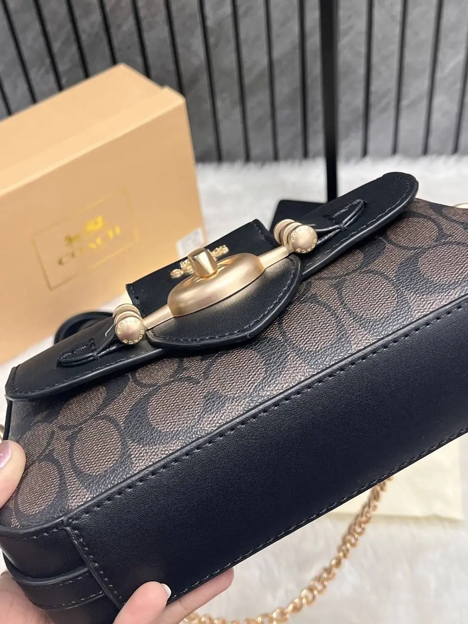 Coach Brie Shoulder Crossbody Bag With OriginalBox - Image 9