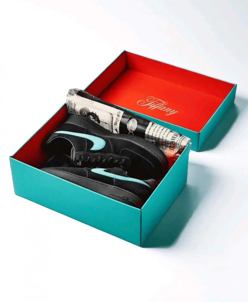 Nike Airforce 1 Low Tiffany Black Semi UA 1408 - Image 4