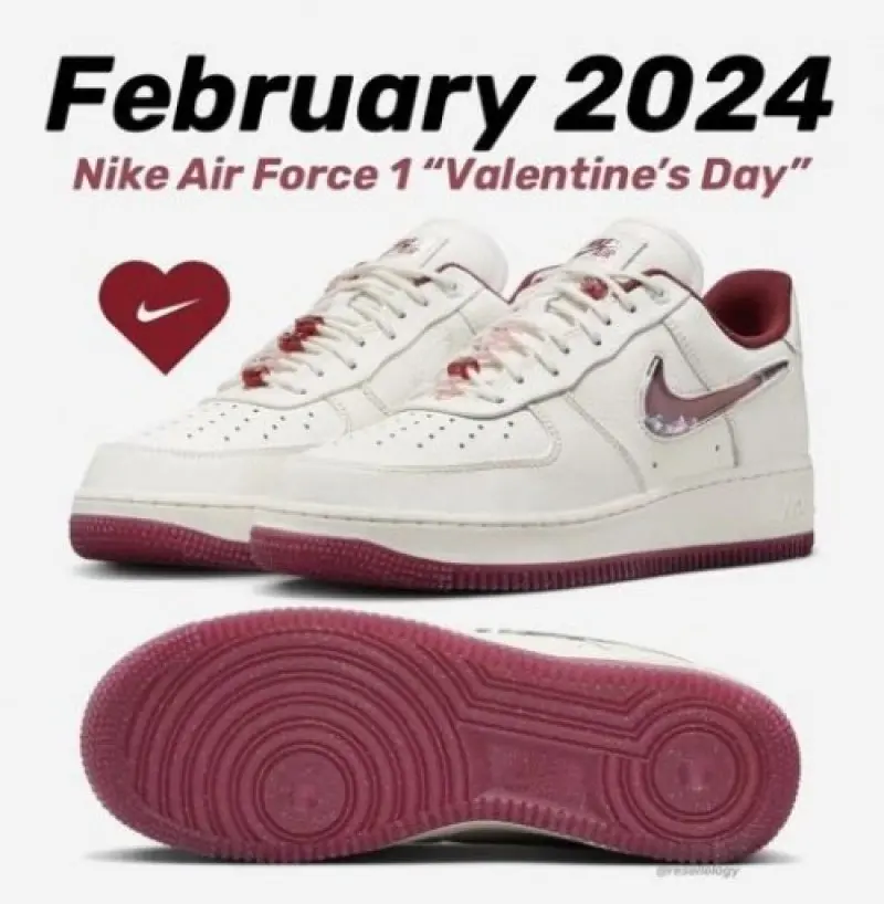 Nike AIRFORCE 1 VALENTINES DAY SEMI UA 161 - Image 5