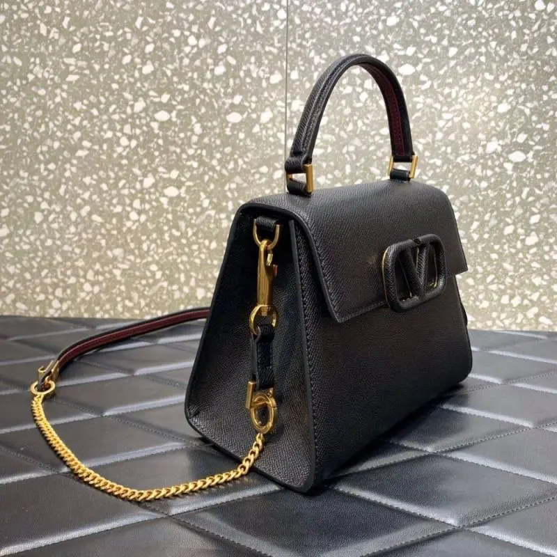 Valentynoo Black VSling TopHandle ShoulderBag With dustCover - Image 3