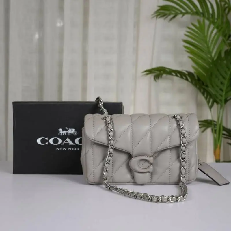 Coach946 Tabby 20 Shoulder Bag With OG Box & Dust Bag (Grey - 946)