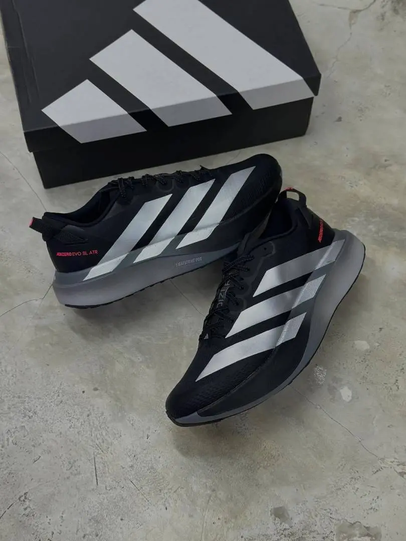 Adidas Adizero Evo SL ATR Black Metallic Silver - Image 2