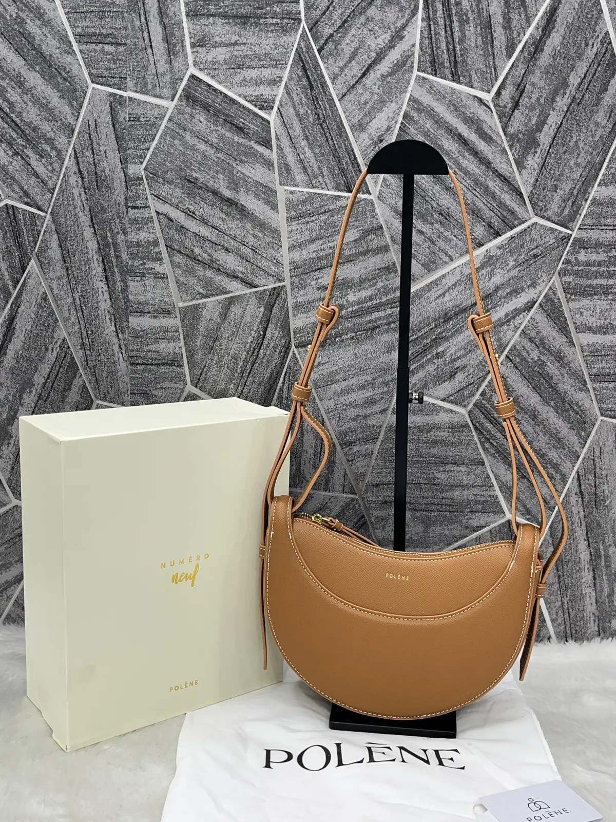 Polenne Numero Dix Crossbody Bag With Original Box & Dust Cover Packaging - Image 13