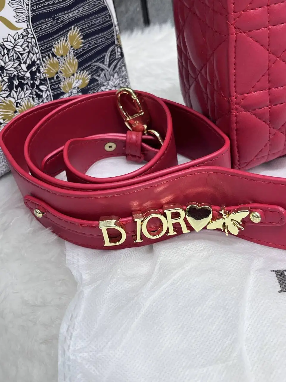 Dior Lady Medium Handbag With OriginalBox DustCover - Image 3
