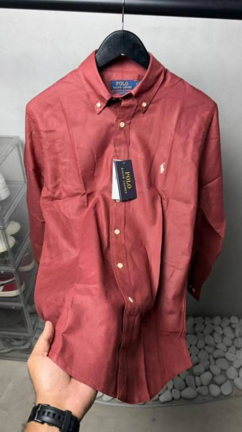 Ralph Lauren Premium Linen High Quality Shirts 2460 - Image 2