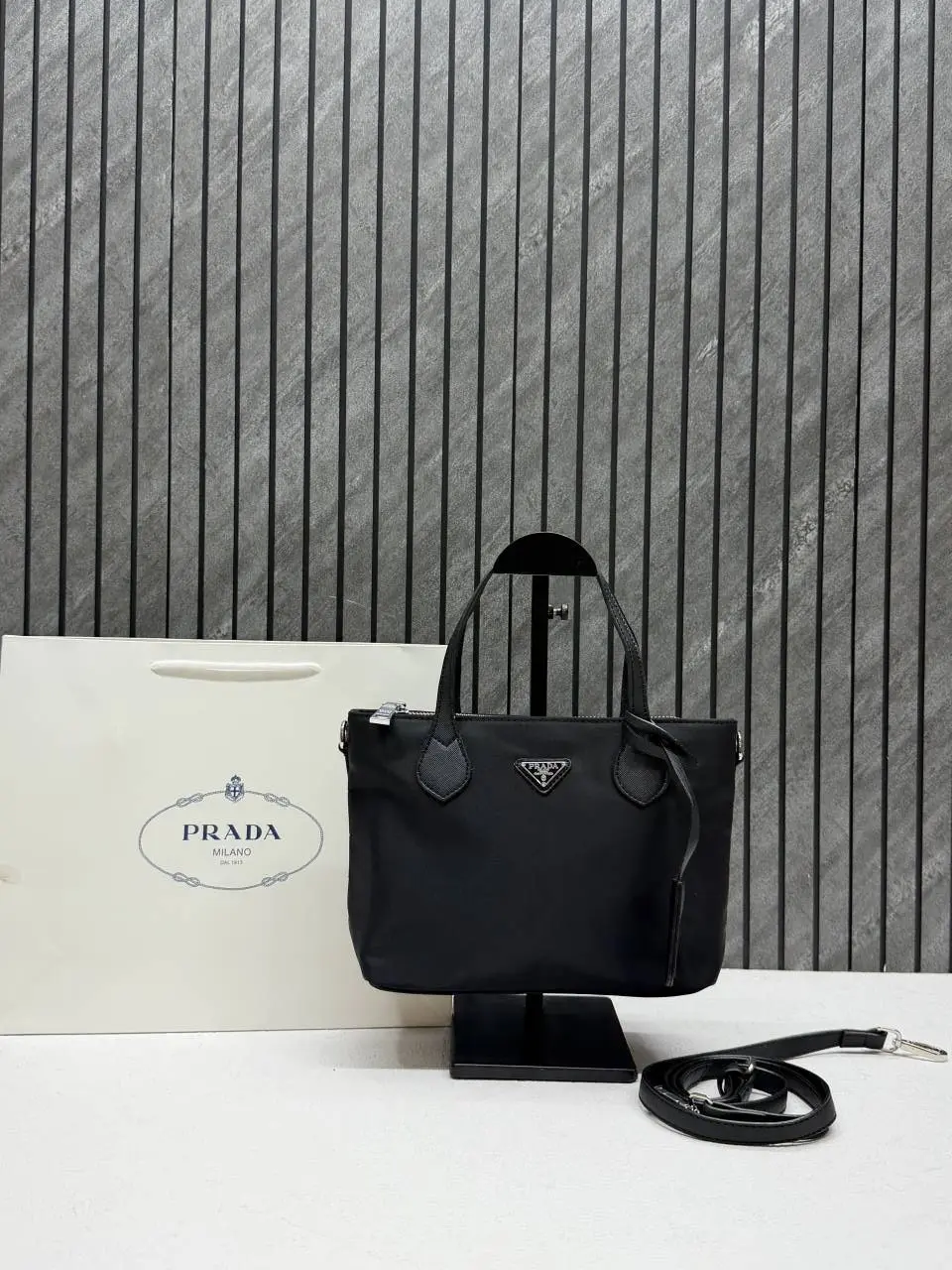 Prada CB Re Edition Nylon Bucket Bag With DustCover & CarryBag