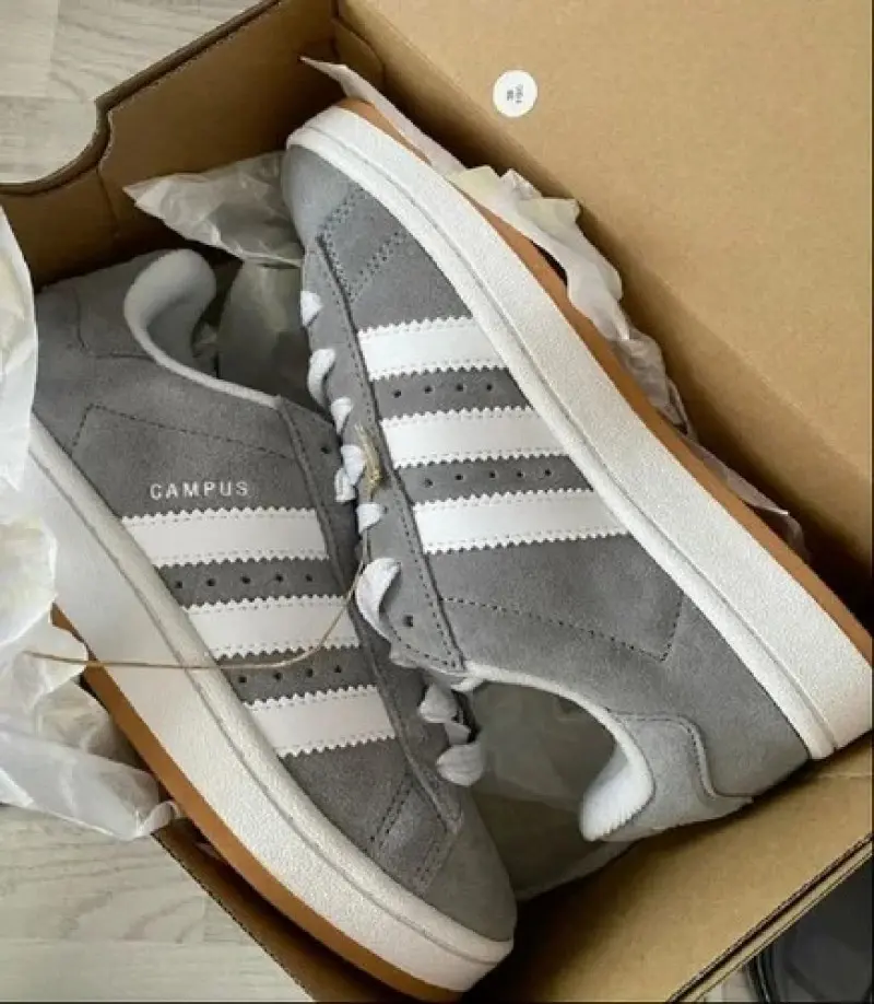 Adidas Campus Grey White Fix - Image 2