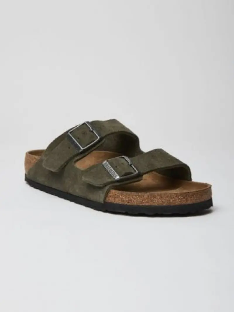 Birkenstock Arizona Olive Green Suede - Image 2