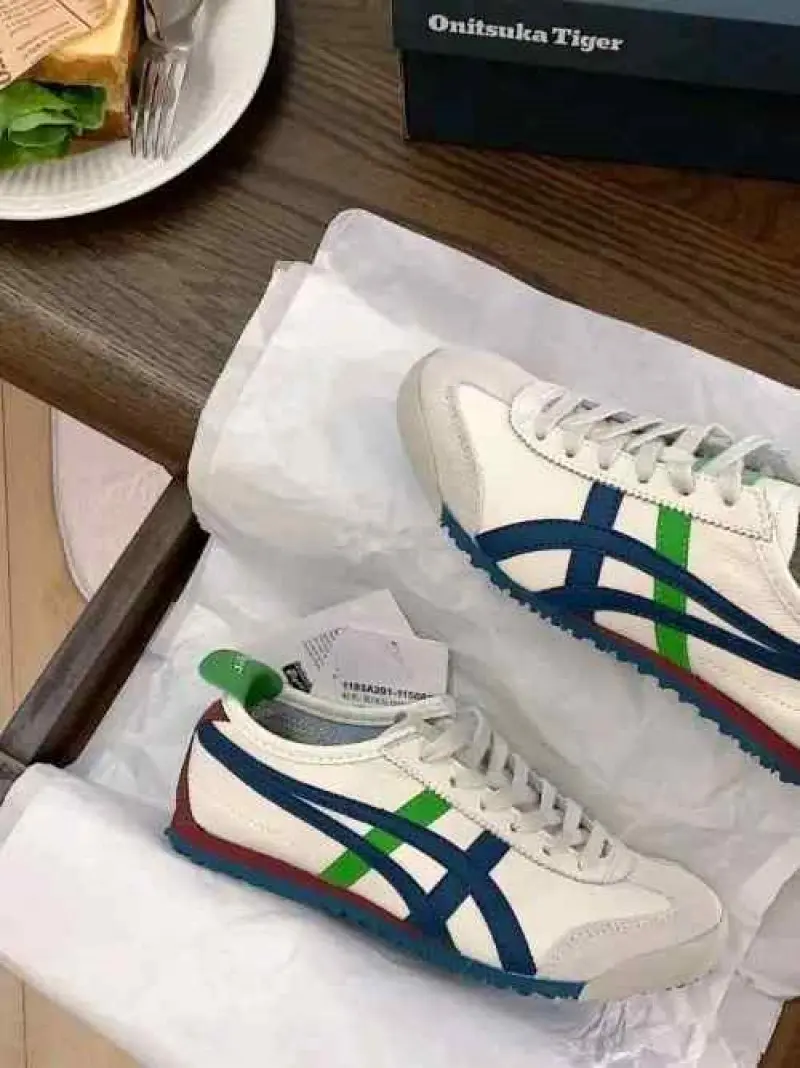 Onitsuka Tiger Mexico 66 Navy Green - Image 6