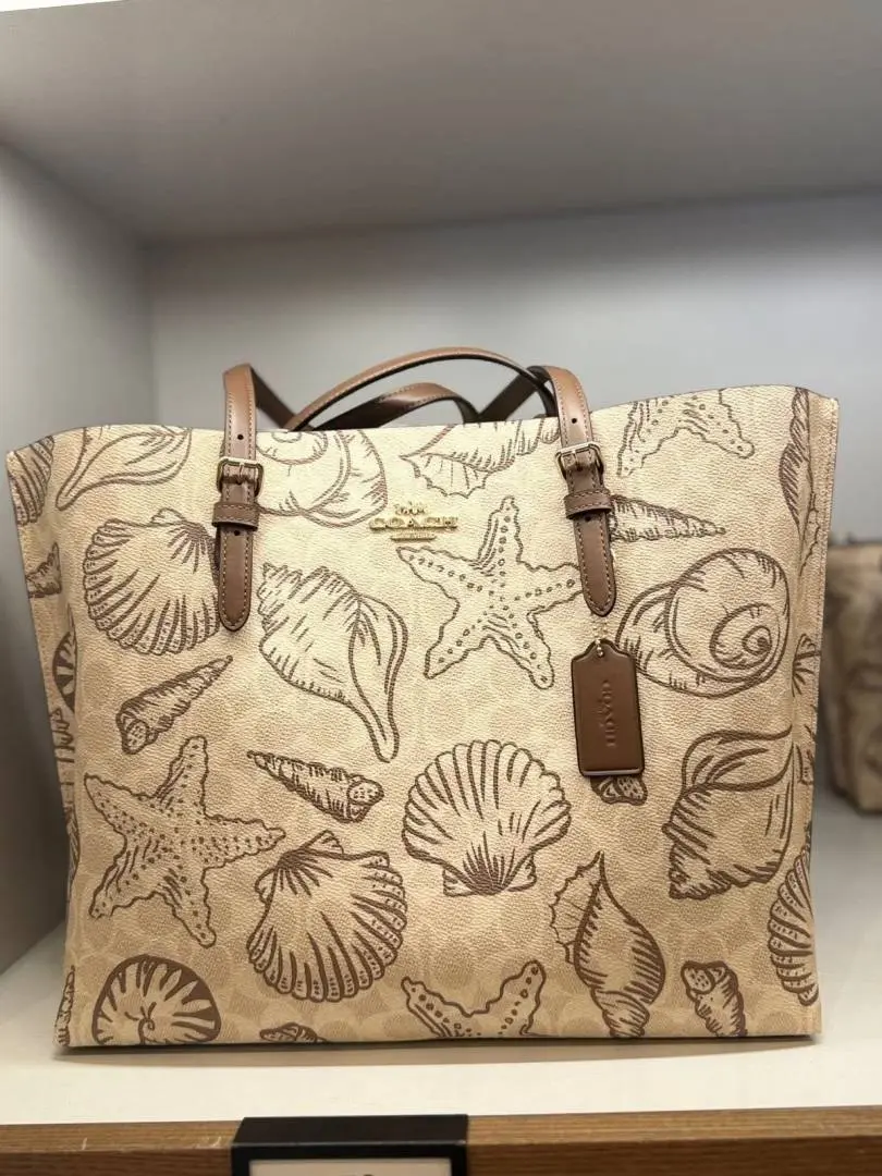 Coach Mollie Shell Edition Tote With OriginalBox DustCover SuperPremium - Image 3