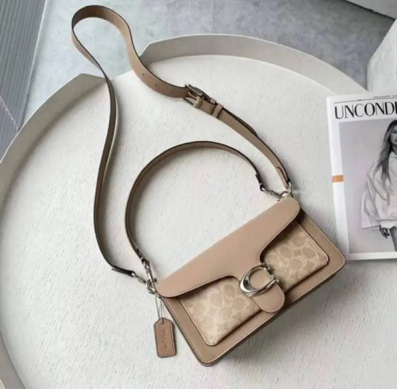 Coach Tabby 26 Shoulder Bag With OG Box & Dust Bag (Beige Cream-847) - Image 2
