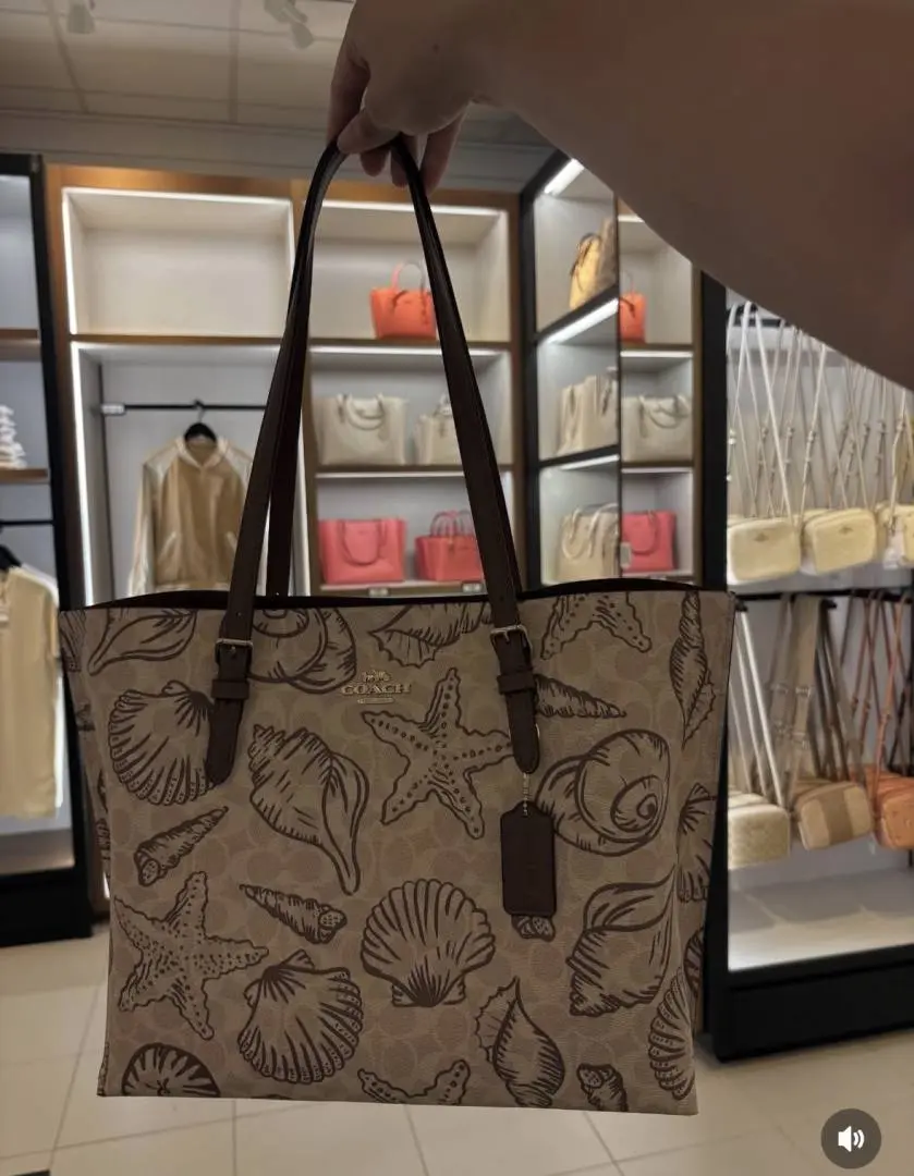 Coach Mollie Shell Edition Tote With OriginalBox DustCover SuperPremium - Image 4
