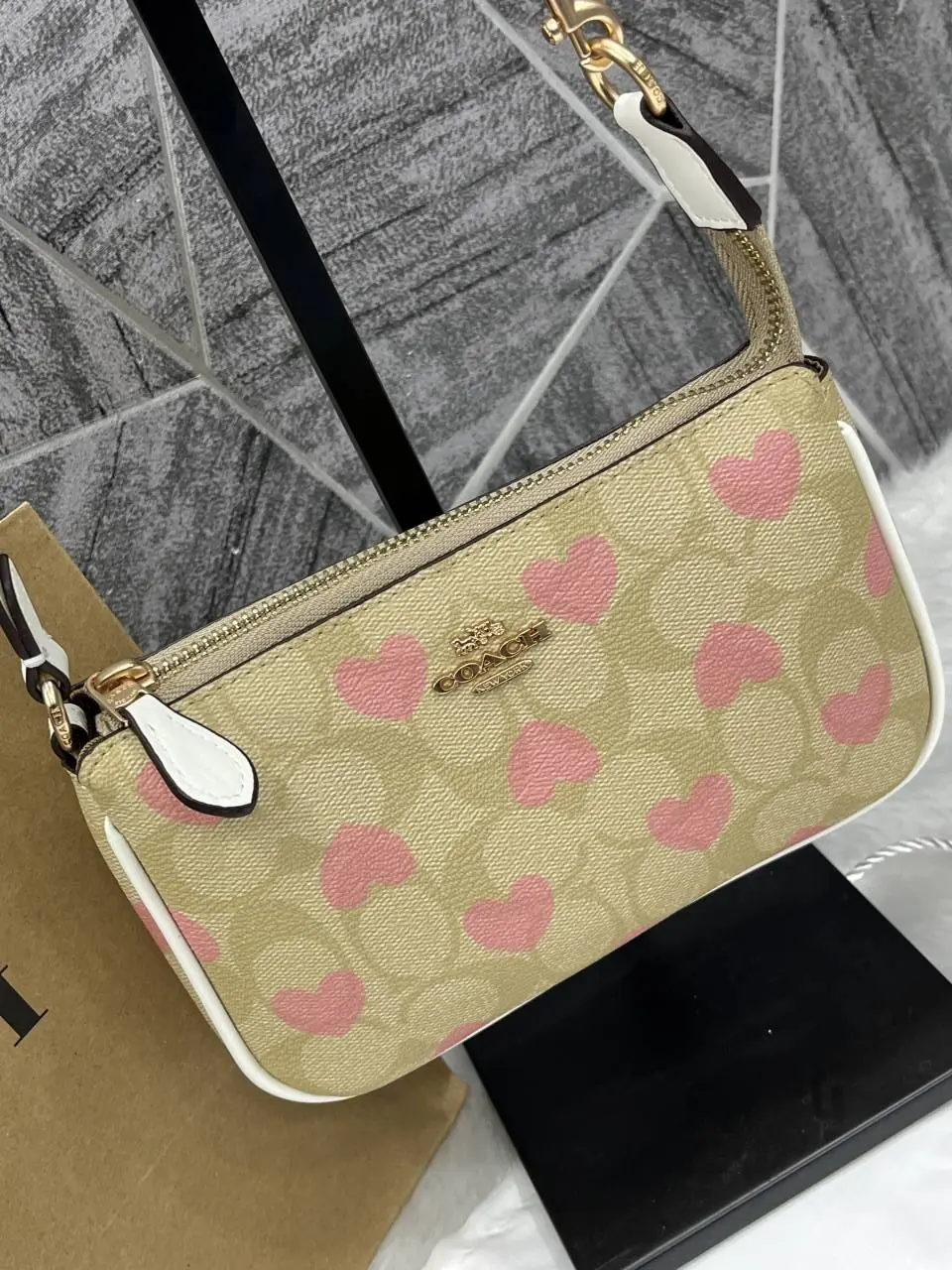 Coach Nolita 19 Heart Edition With Original DustCover CarryBag - Image 12