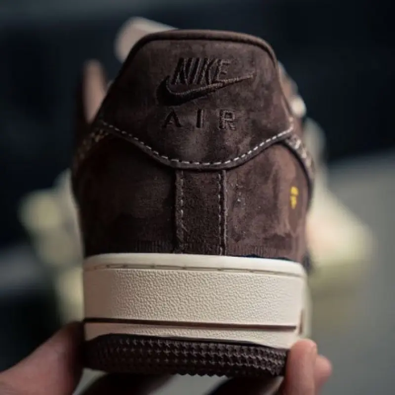 Nike Airforce 1 Beige Brown 1827 - Image 5