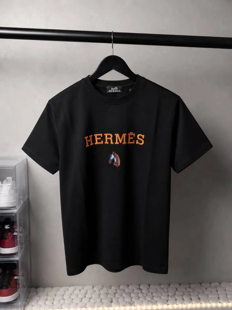 Hermes Signature Logo Premium T-Shirt 1380