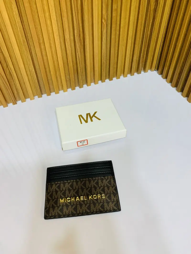 11 MK MICHEAL KORS PRINTED PREMIUM QUALITY CARD HOLDER WALLET WITH BOX