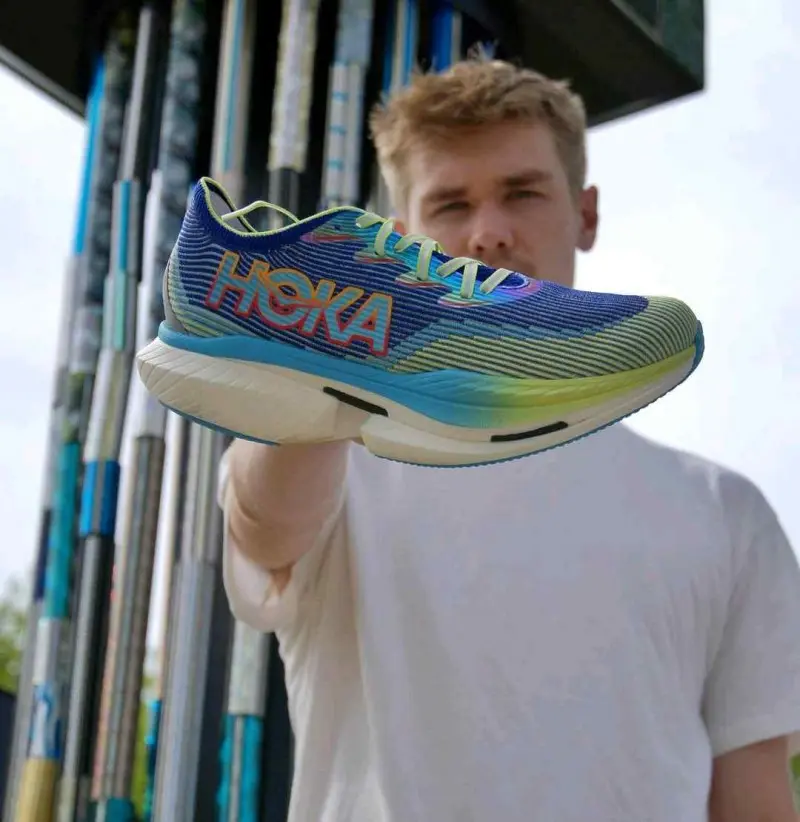 Hoka Cielo X1 Cerise Solar Flare - Image 5