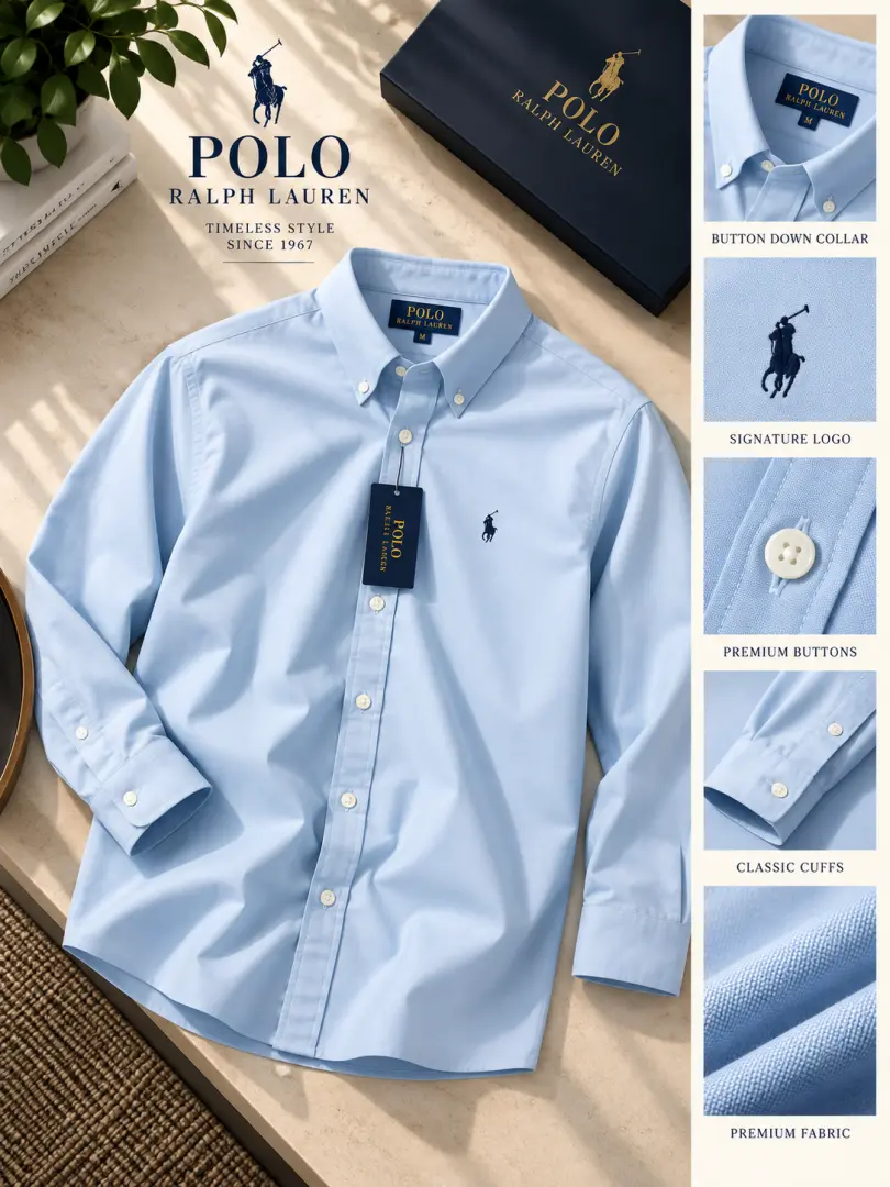 Ralph Lauren Premium Cotton Lycra Shirts 2571