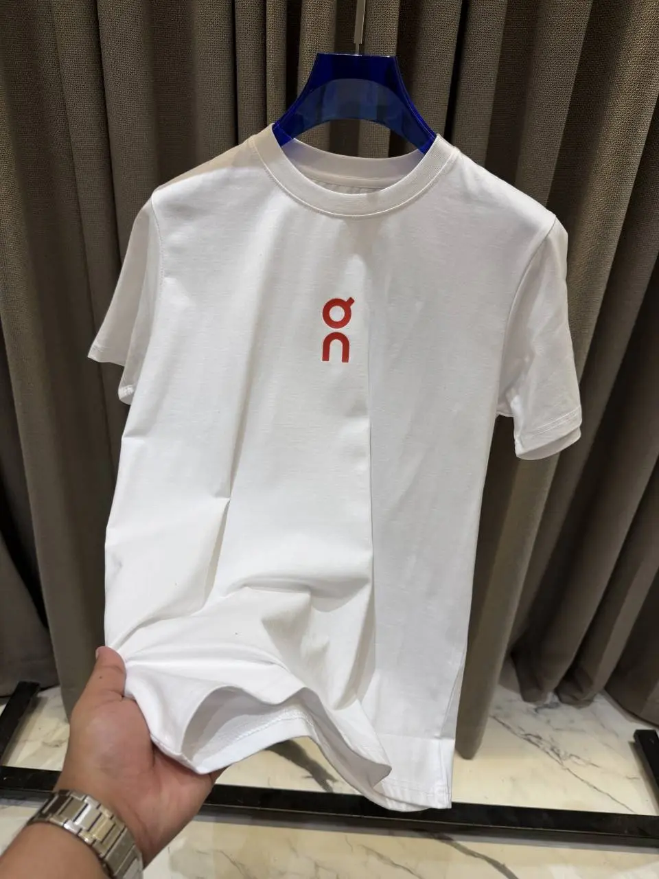 On Cloud White Premium Round Neck Tshirt - Image 2