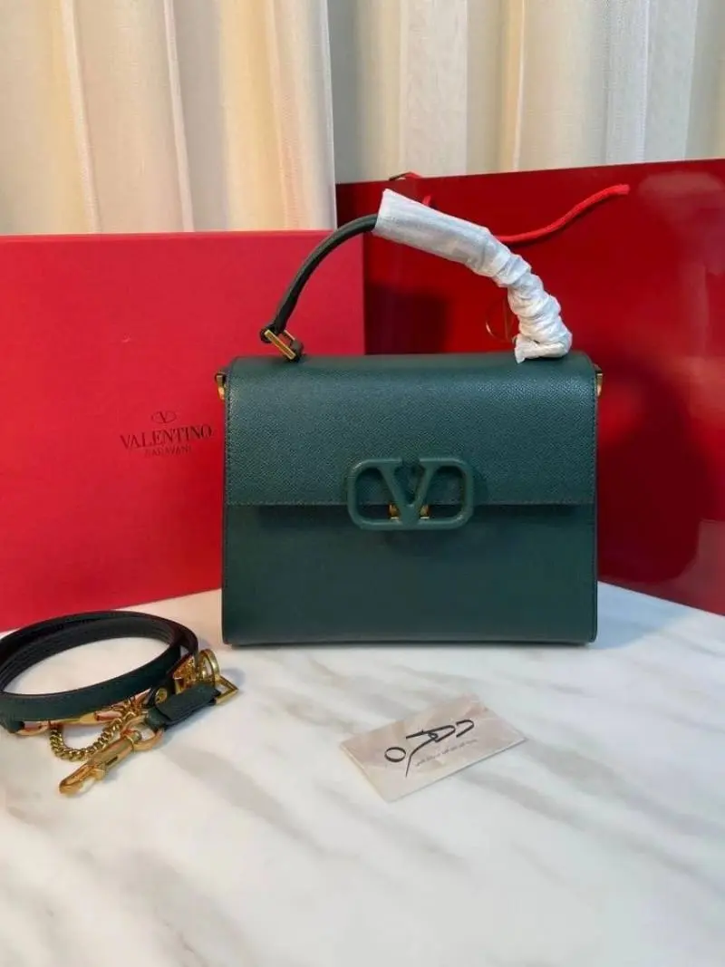 Valentinnoo Green VSling TopHandle ShoulderBag With duscovero - Image 9