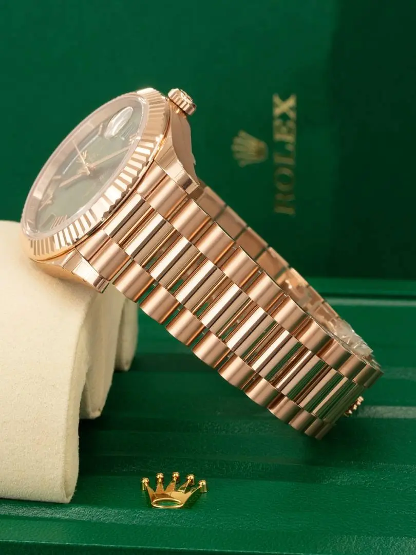 Rolex Oyster Perpetual Day Date 40 Battery Copper Green - Image 4