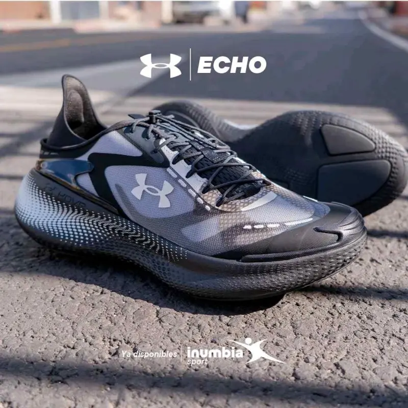 Underr Armour UA Echo SlipSpeed Black White 2606 - Image 2