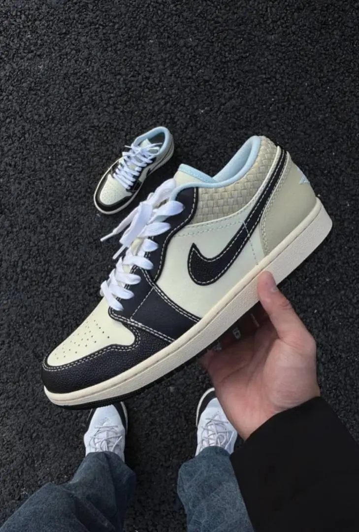 Air Jordan 1 Low SE Coconut Milk Black - Image 6