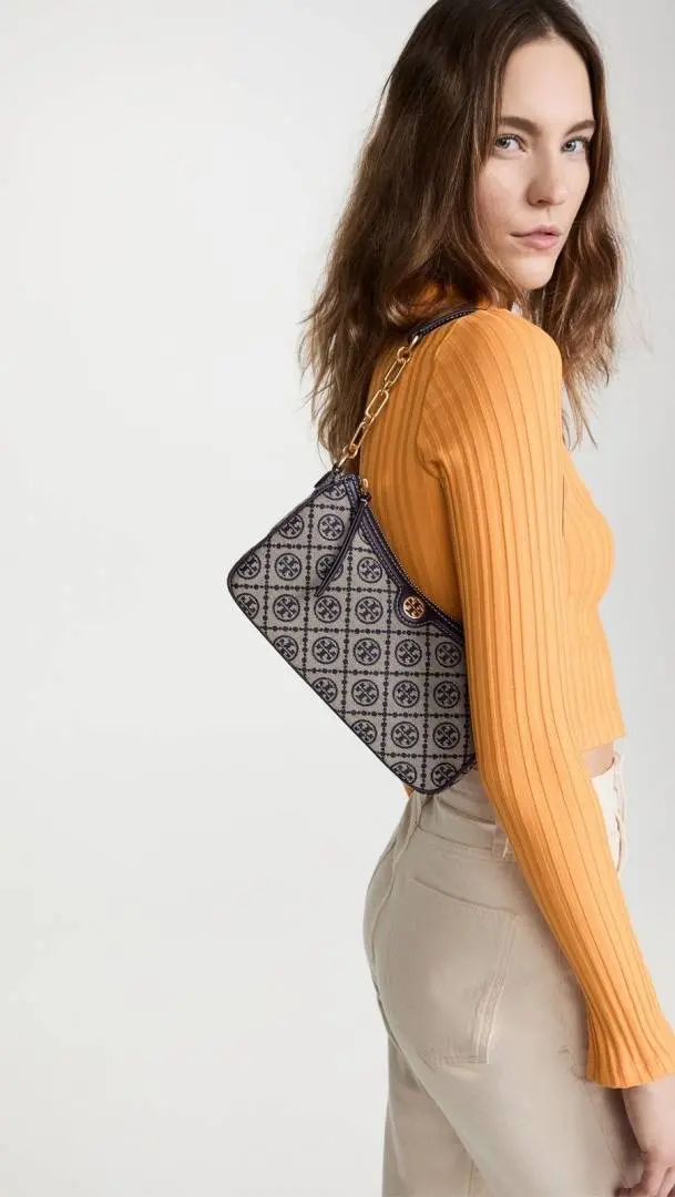 Toryy Burch Blue Studio Shoulder Crossbody Bag With OriginalBox & DustCover - Image 4