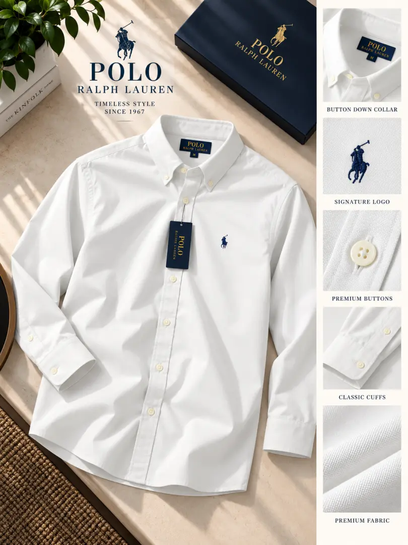 Ralph Lauren Premium Cotton Lycra Shirts 2574
