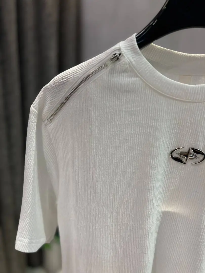 KOREAN IMPORTED HIGH DEMAND ARTICLE T-SHIRT WHITE - Image 4