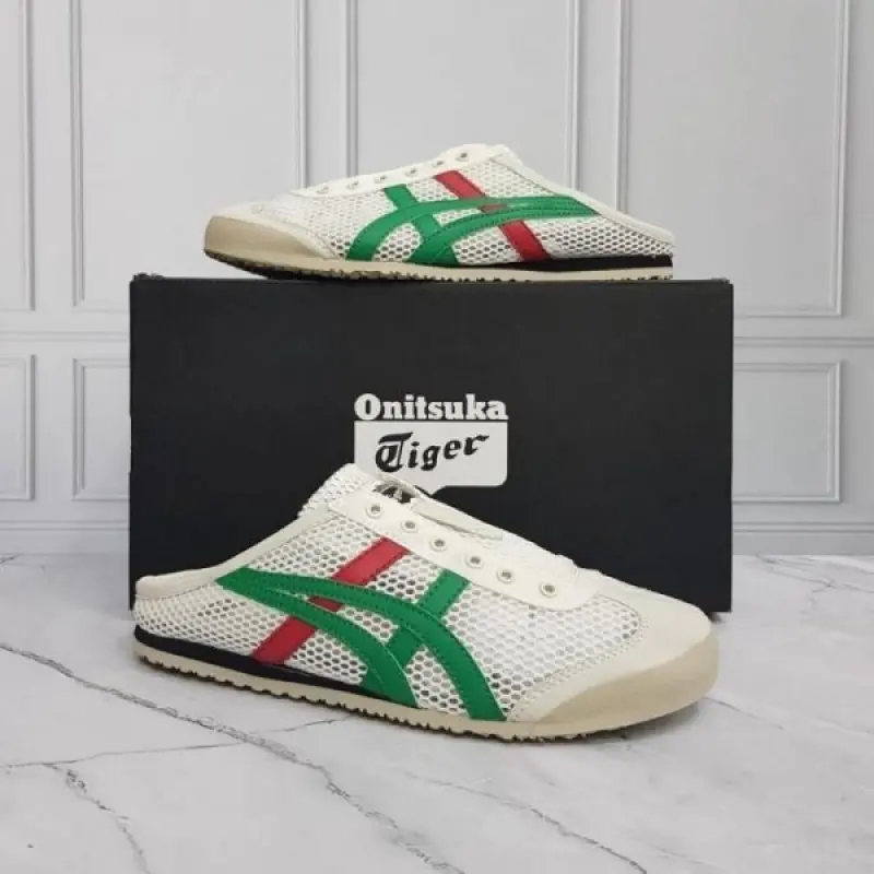Mexico 66 Sabot Half Cut Shoe Sneaker White Green - Image 3