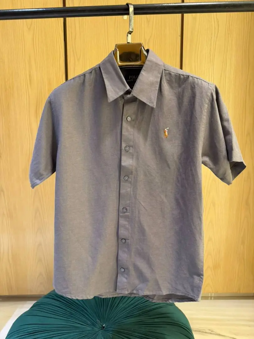 Ralph LAUREN P-OLO IMPORTED STORE ARTICLE SHIRT LINEN FABRIC - Image 5