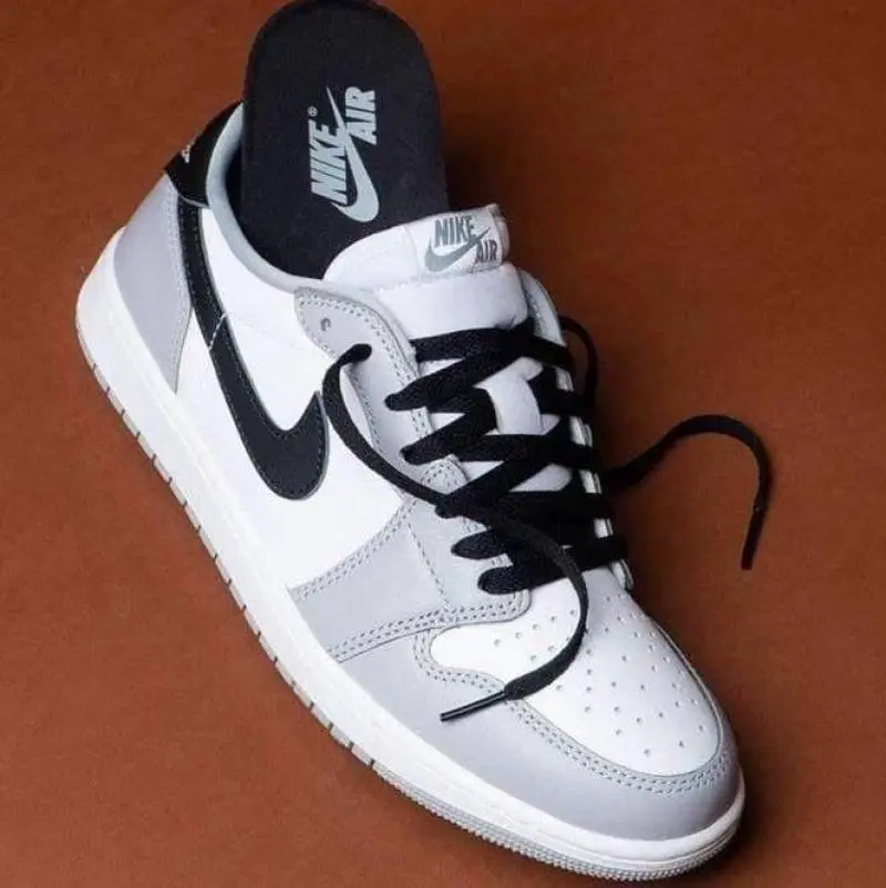 Nike Air Jordan 1 Low Barons Smoke Gray - Image 5