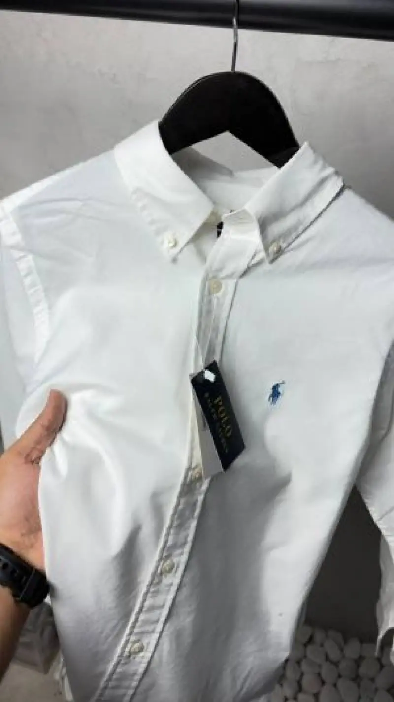 Ralph Lauren Premium Cotton Lycra Shirts 2574 - Image 3
