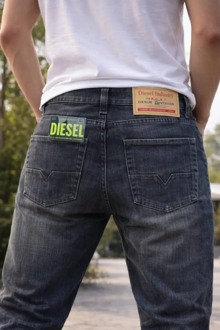 Diesel Blue Shade Boot Cut Premium Imported Stretchable Lycra Fabric Denim 3754